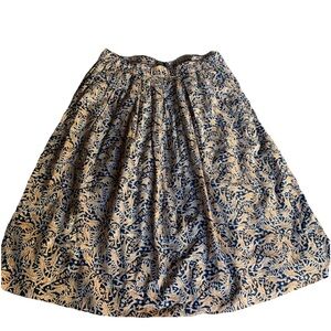 J. Crew X Drake A-Line Giraffe Print Pull-on Skirt Size 8